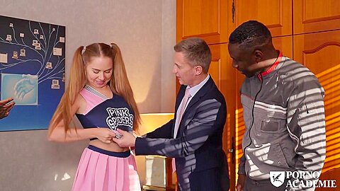 teen Fucked In Mmf Interracial Threeway (18+) - free porn video
