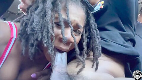 Lil D Picks Up Dreadhead Ebony Drives Her Around For Sex Pt 1 - free porn video