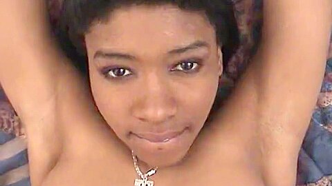 Ebony Whore Sucks Big White Dick
