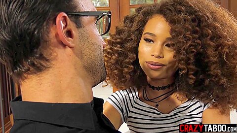 Cecilia Lion In Hot Black Stepdaughter Pounded Pussy On A Stepdads Huge Dick - free porn video