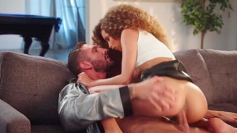 A Cute Mulatto Squirms Beautifully On Her Lovers Penis - free porn video