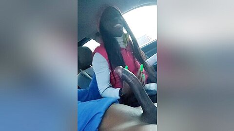 Sloppy Top In Parking Lot - free porn video