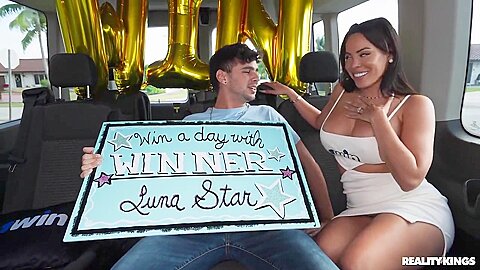 Luna Star - Mega Fan Wins A Ride 2 - free porn video