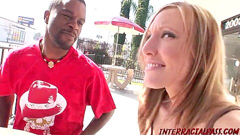 Sexy Teen Girl Gets First Monster Black Cock (18+) - free porn video