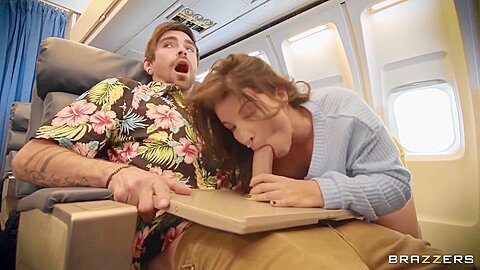 I Fucked Big Tits Babes On The Plane - free porn video