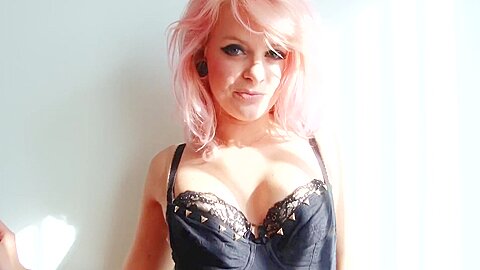 Sexy Slut With Red Shorts And Black Basque Dances Slowly For You - free porn video