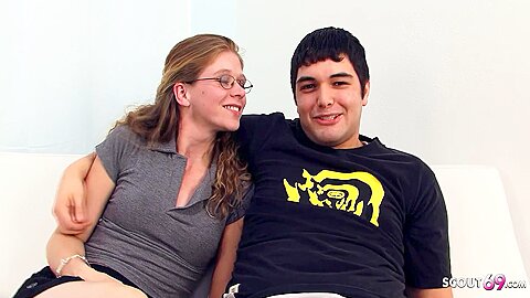 Loser Cuckold Bf Watches His Ginger Nerd Girlfriend Have Sexy With Bbc - free porn video