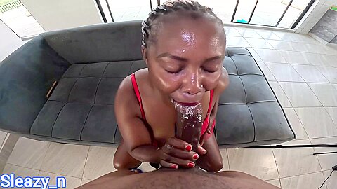 Ebony Goes Crazy Over Bbc Pov - free porn video