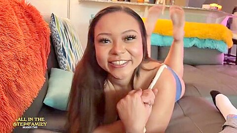 Truth Or Dare With My Large Ass Stepsister Adriana Maya - Aitsfs2e15 - free porn video
