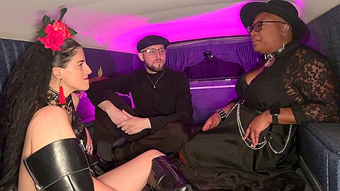 Goth Play Threesome - Vanessa Cliff - free porn video