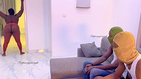 Afro Stepmom Keeps Distracting Us With Her Big Tits Till Shes Manhandled Wild Fuck - free porn video